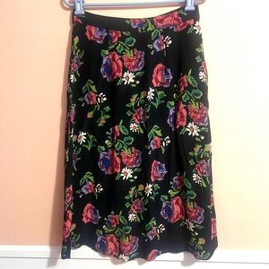 -Topshop | Floral Midi Skirt Size 6